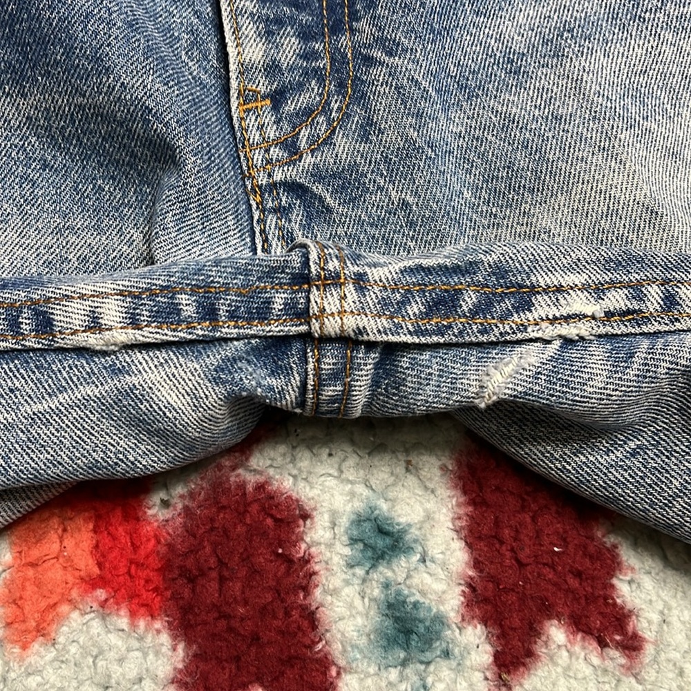 Levi’s vintage 80s orange tab cropped jeans 24” waist - Picture 6 of 13